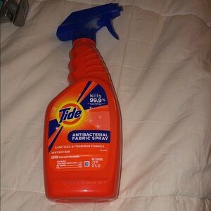 Tide Antibacterial Fabric Spray - Orange & Blue Bottle
